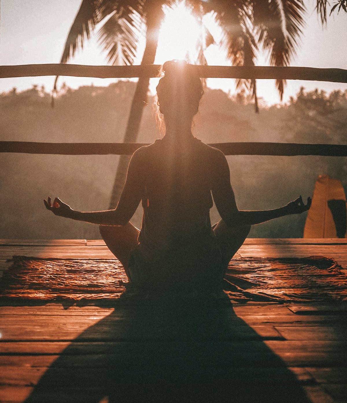 Person moving forward in natural morning light, representing renewal and strength